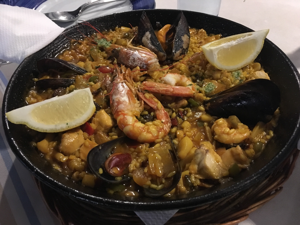 lanzarote costa azul paella