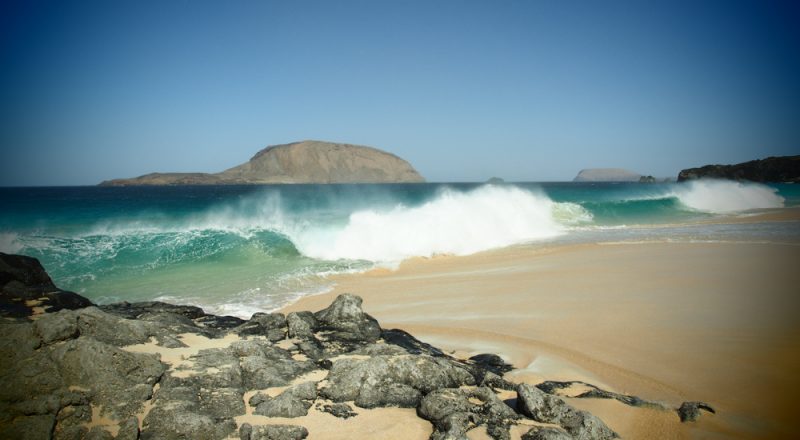 playa de las conchas spain