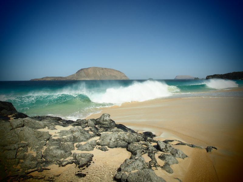 playa de las conchas spain