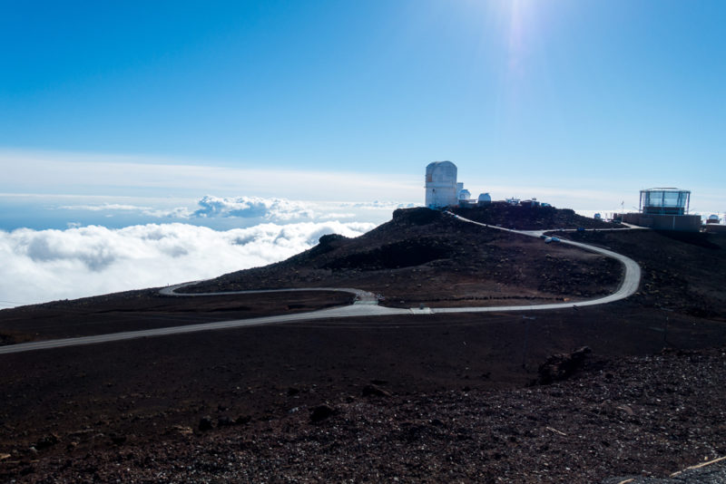 hawaii haleakala observatory road