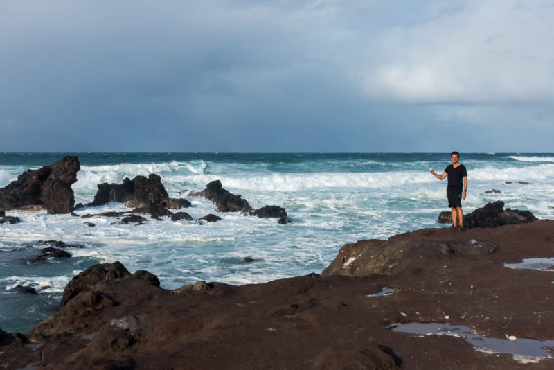 hawaii hookipa beach park shore