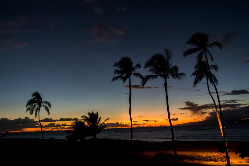 hawaii kaui sunset