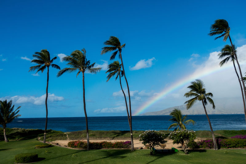 hawaii maui rainbow