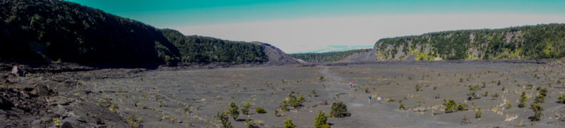 kilauea iki trail panorama from crater