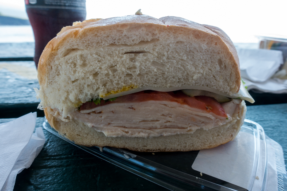 hawaii big island sandwich on the beach