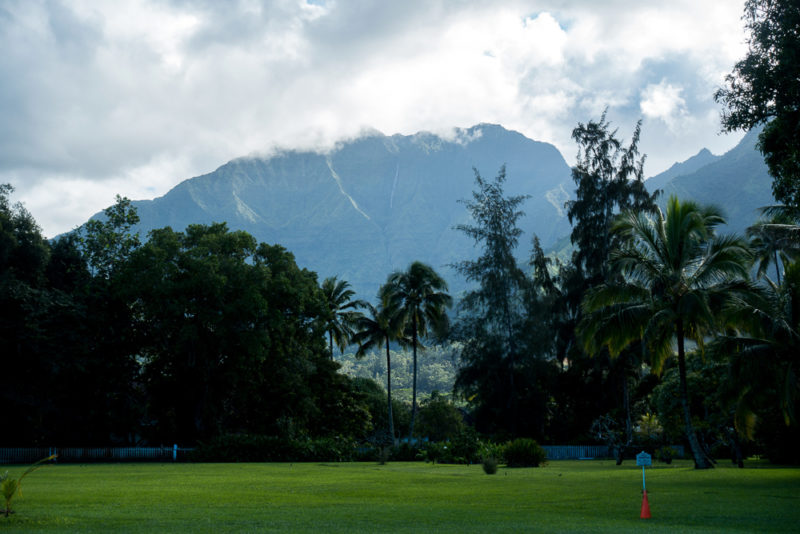 hawaii kauai hanalei mountains