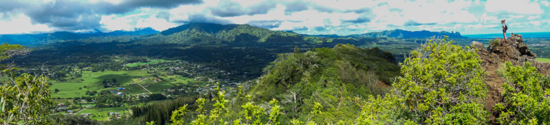 hawaii kauai kapaa panorama