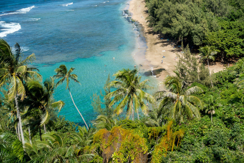 hawaii kauai ke e beach