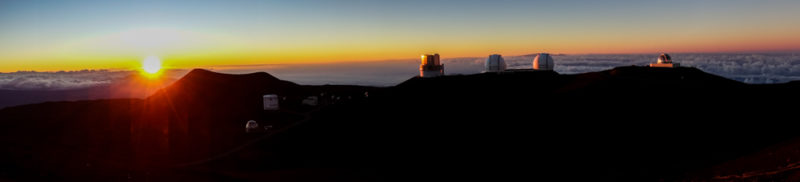 hawaii mauna kea observatory panorama