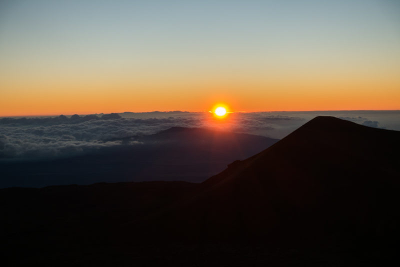 hawaii mauna kea sunset