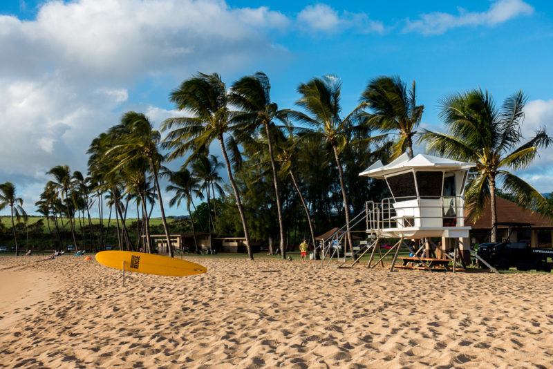 hawaii salt pond beach life guards