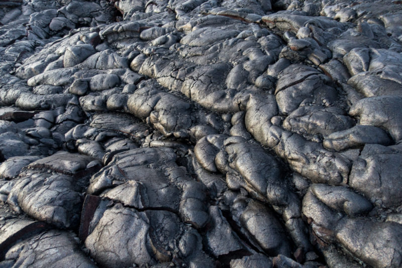 hawaii volcano national park cold lava