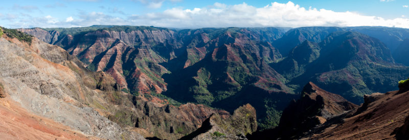 hawaii waimea canyon panorama