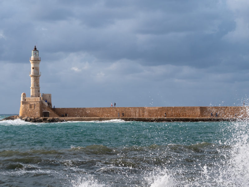 crete chania lighthouse