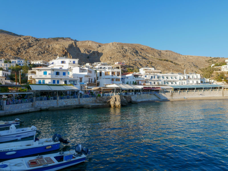 crete chora sfakion port