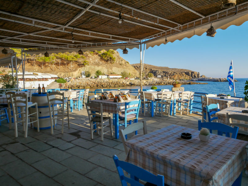 crete chora sfakion taverna