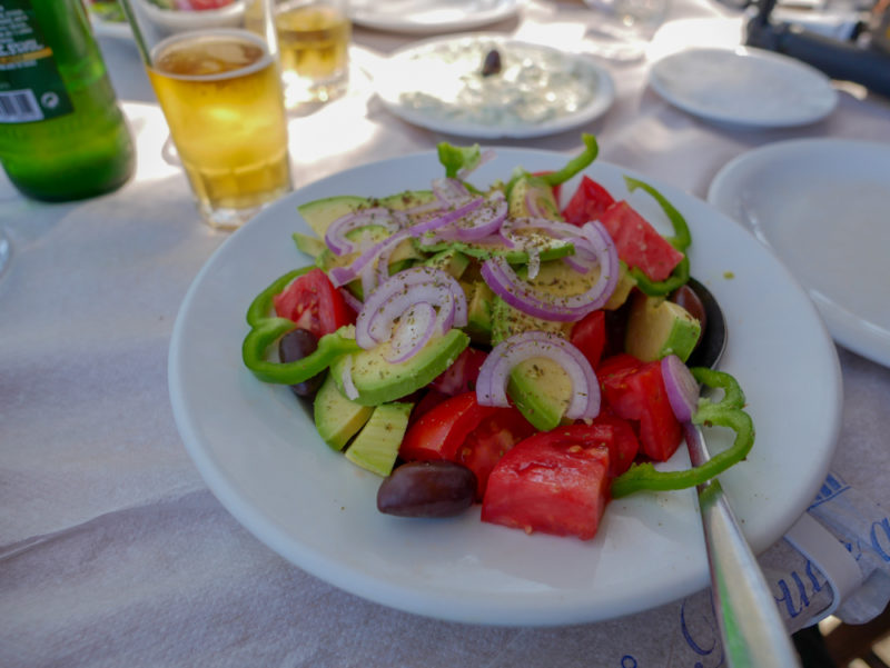 crete crete taverna dialeskari marmara greek salad