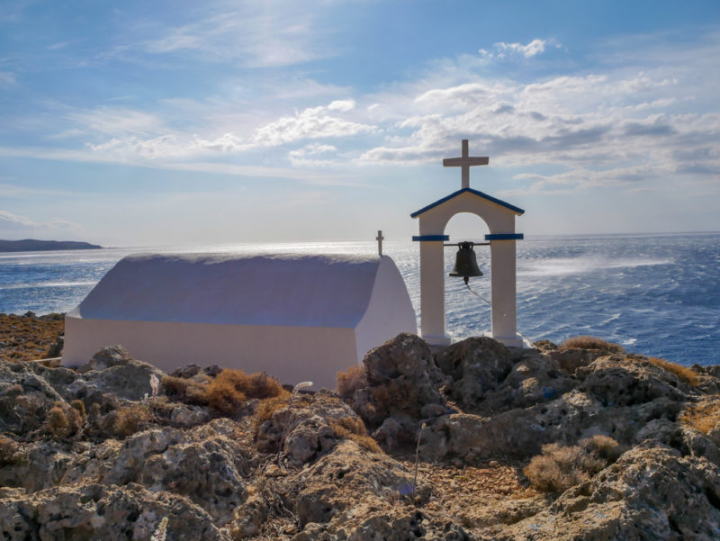 crete loutro to chora sfakion hike church