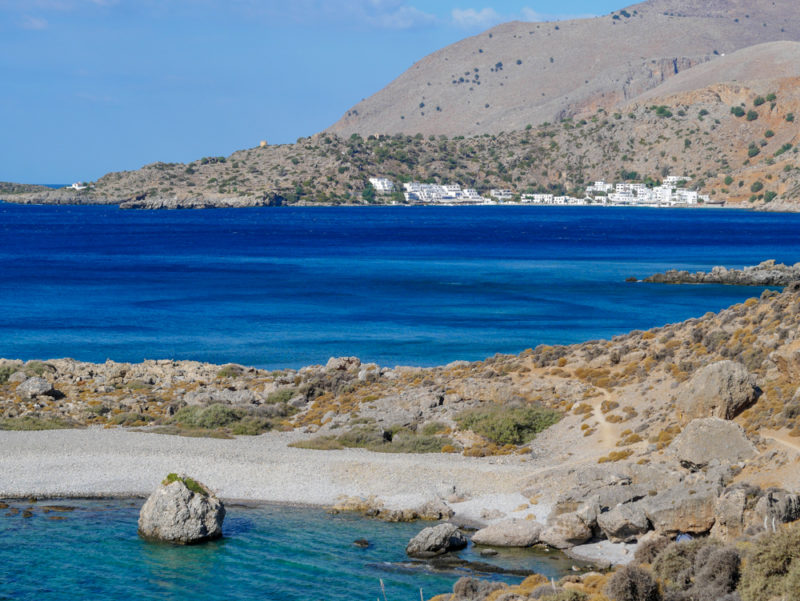crete loutro to chora sfakion hike start