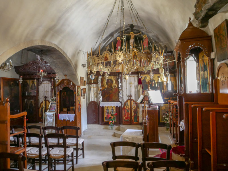 crete odigitrias monastery interior