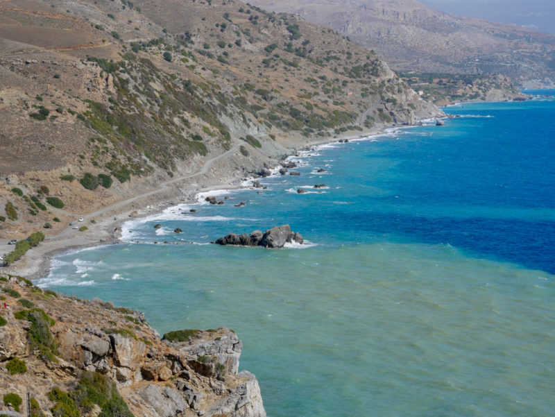 crete preveli beach rother hike lookout