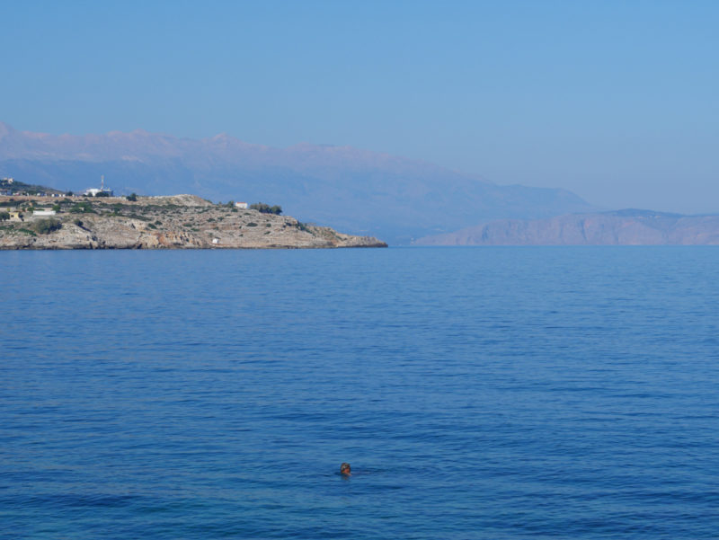 crete rethymnon swimmer