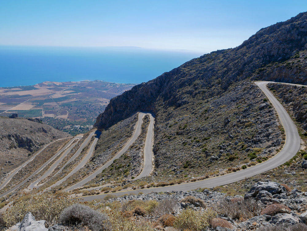crete road to chora sfakion