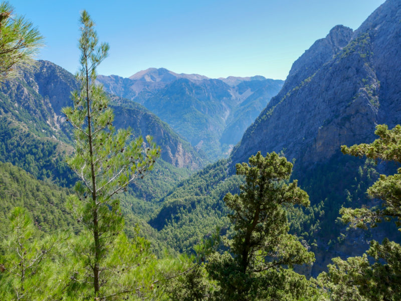 crete samaria hike landscape