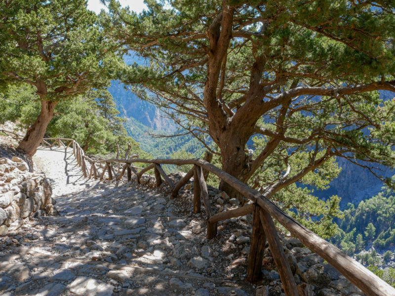 crete samaria hike way down