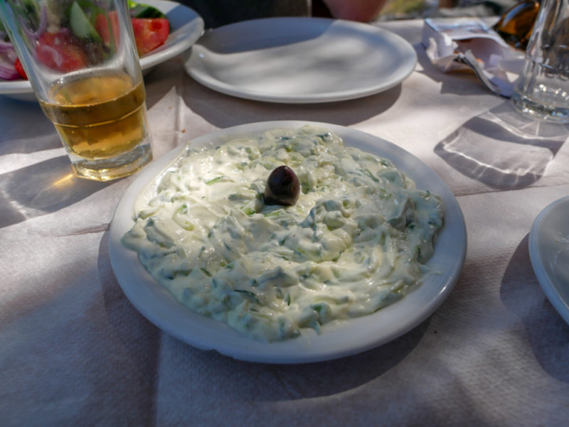 crete taverna dialeskari marmara tzatziki