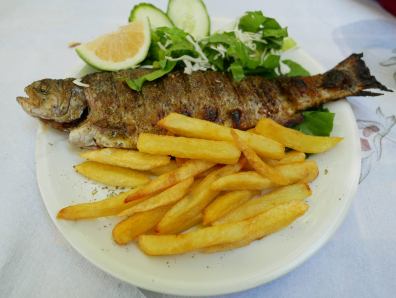 crete taverna kastros argyroupoli fish