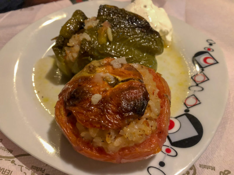 crete taverna katerina rethymnon food