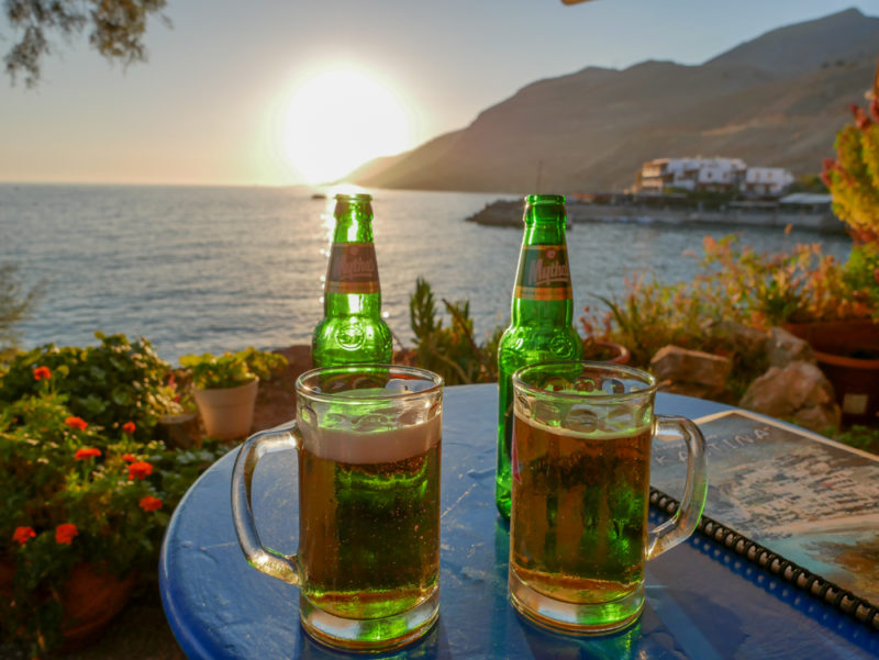 crete chora sfakion beers