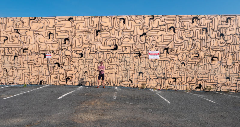 new zealand auckland street art wall