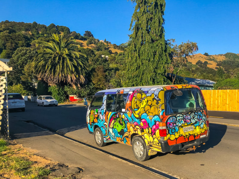 new zealand akaroa cool van