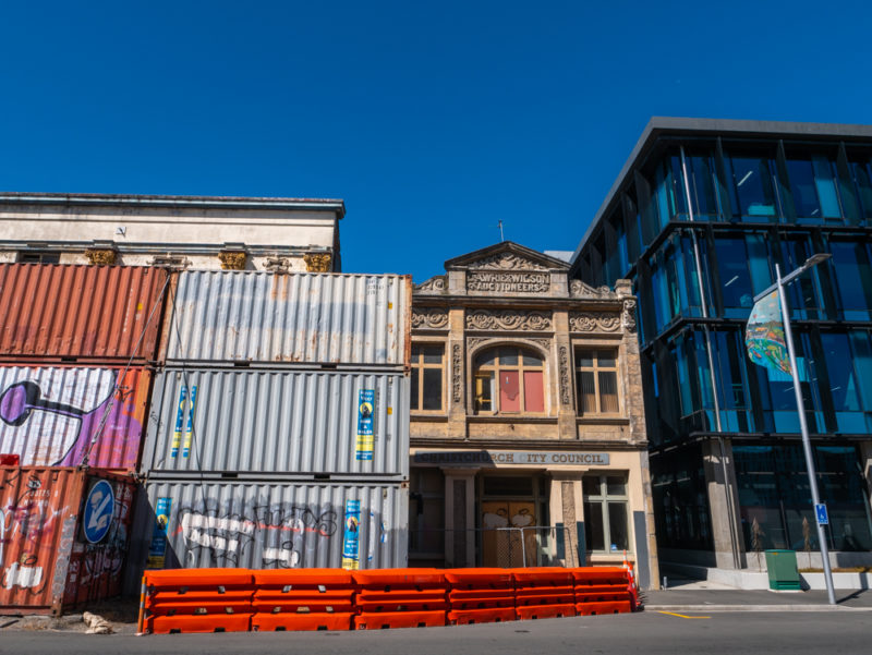 new zealand christchurch containers