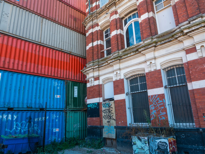 new zealand christchurch containers and walls