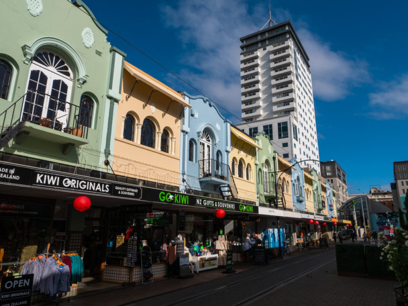 new zealand christchurch tram street
