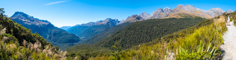 new zealand key summit panorama
