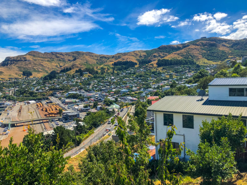 new zealand lyttleton view from tower