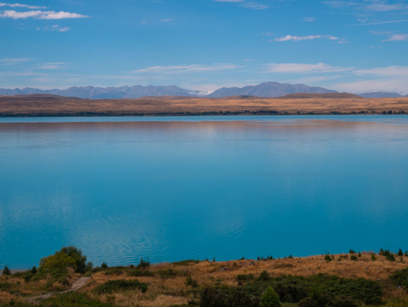 new zealand mount cook another blue lake