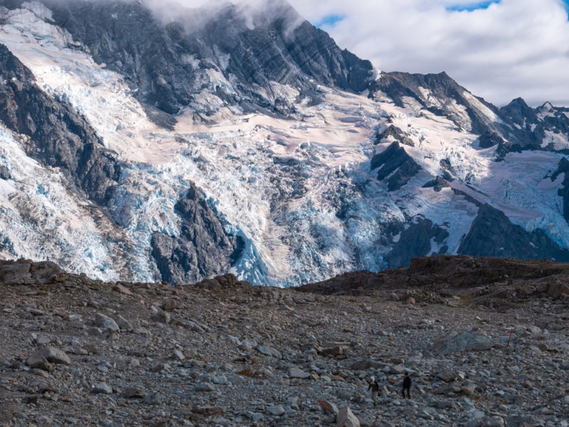 new zealand mount cook mueller hut hike glacier