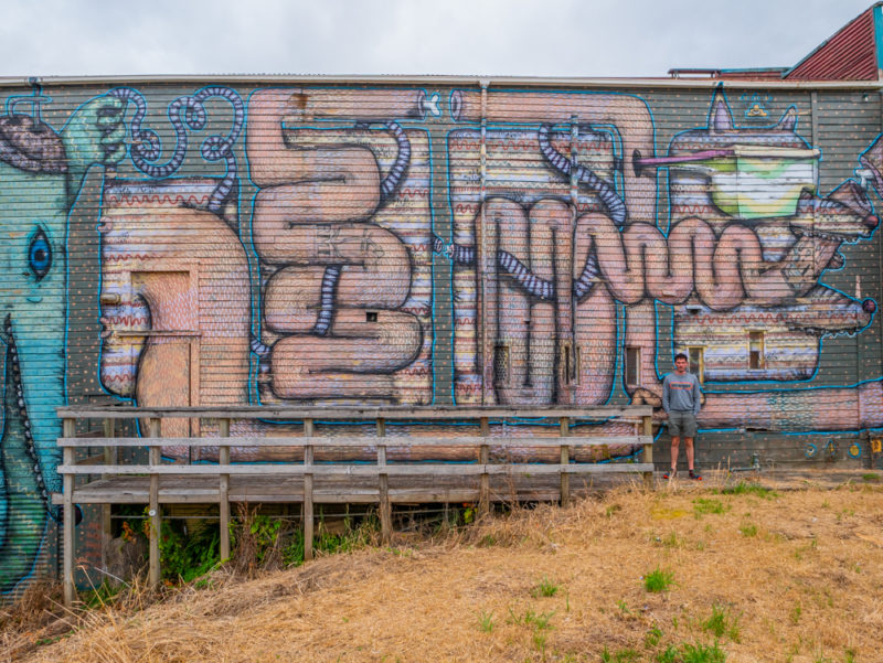 new zealand ohakune street art