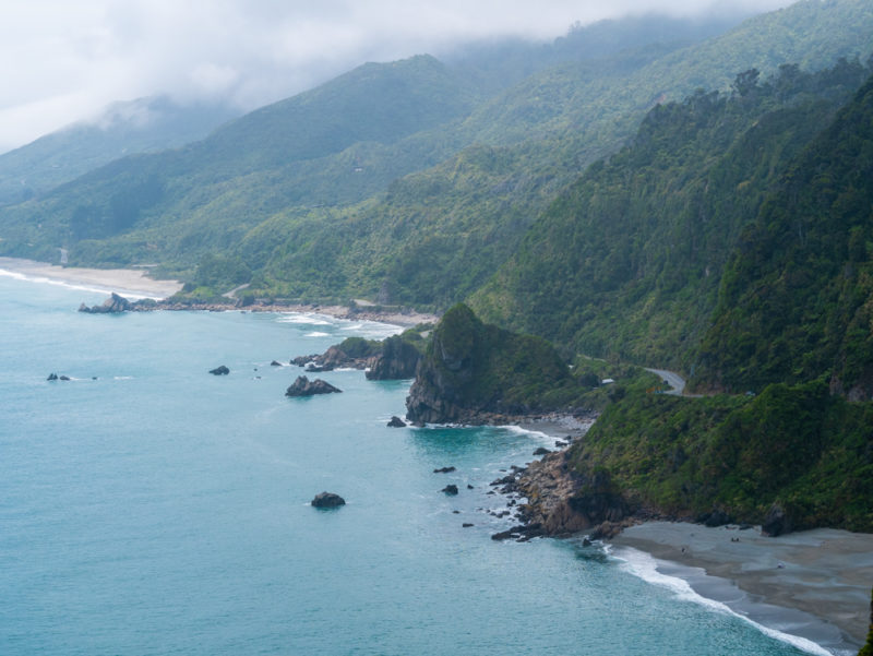 new zealand pancake rocks road