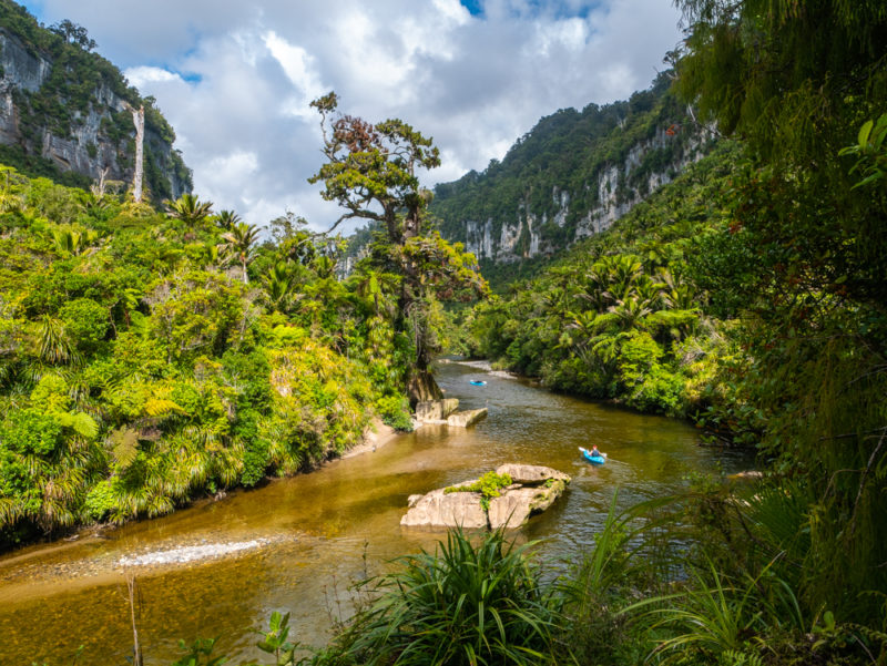 new zealand punakaiki circular hike kayak