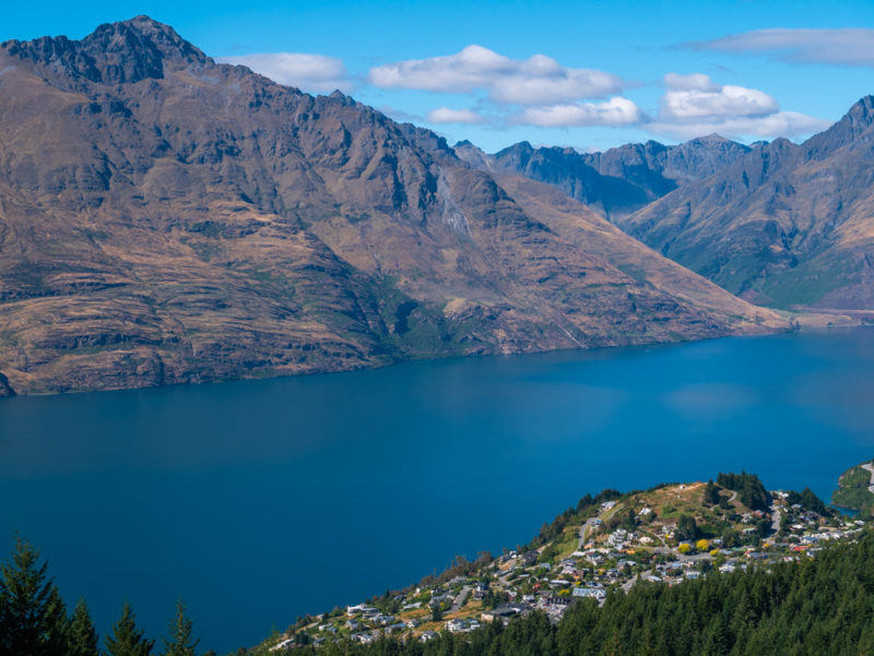 new zealand queenstown ben lommond hike lake overview