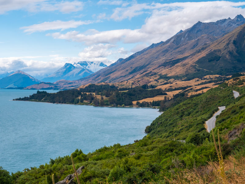 new zealand road to glenorchy