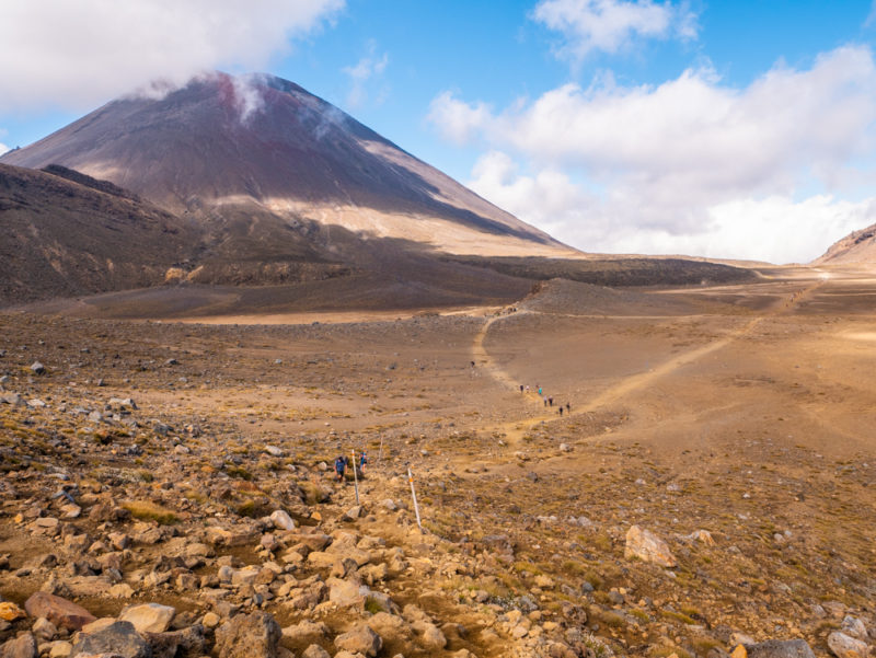 new zealand tongariro crossing plateau