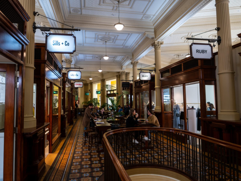 new zealand wellington shopping arcade