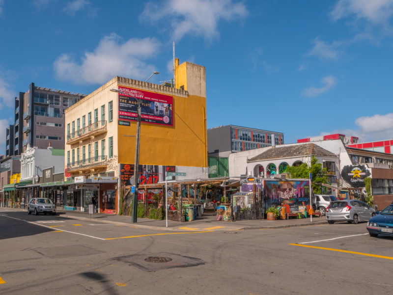 new zealand wellington street corner